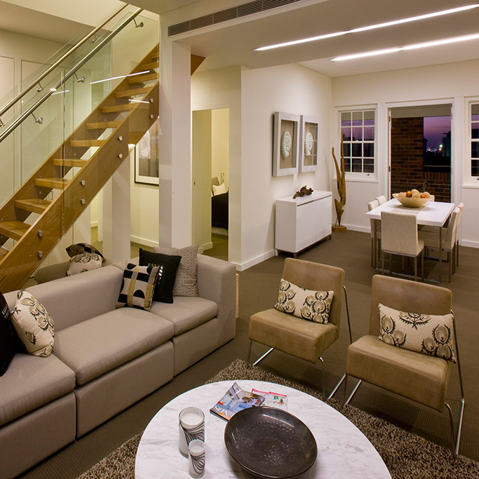 Apartment living area