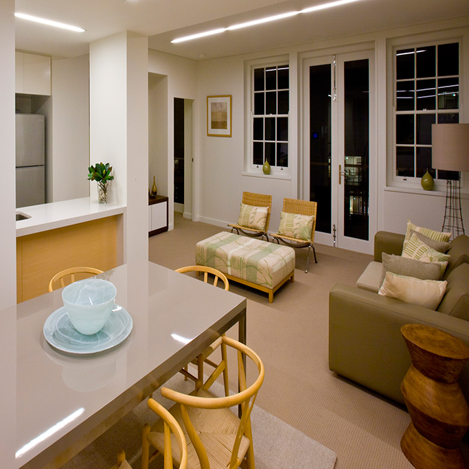 Apartment living area